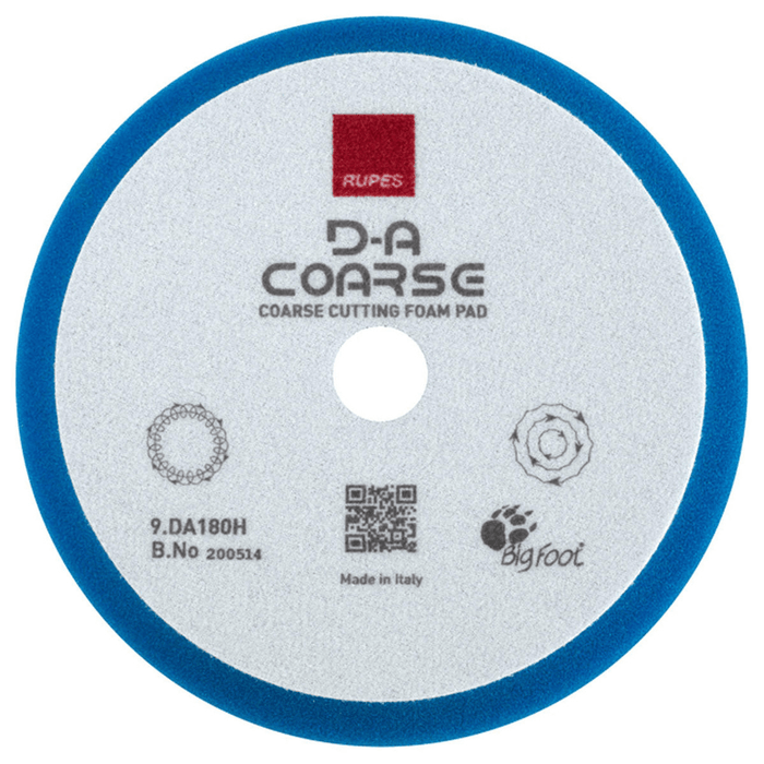 Rupes DA Coarse Foam Pad (Blue) - Custom Dealer Solutions - 9.DA180H