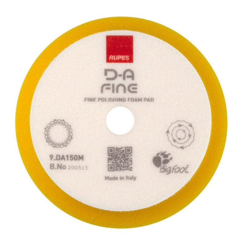 Rupes DA Fine Foam Pad (Yellow) - Custom Dealer Solutions - 9.DA150M