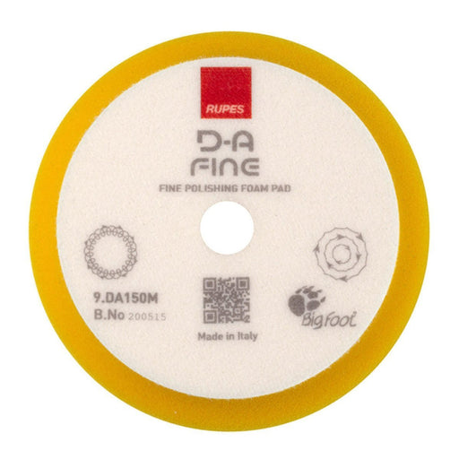 Rupes DA Fine Foam Pad (Yellow) - Custom Dealer Solutions - 9.DA150M