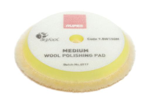 Rupes DA Medium Wool Pad (Yellow) - Custom Dealer Solutions - 9.BW180M