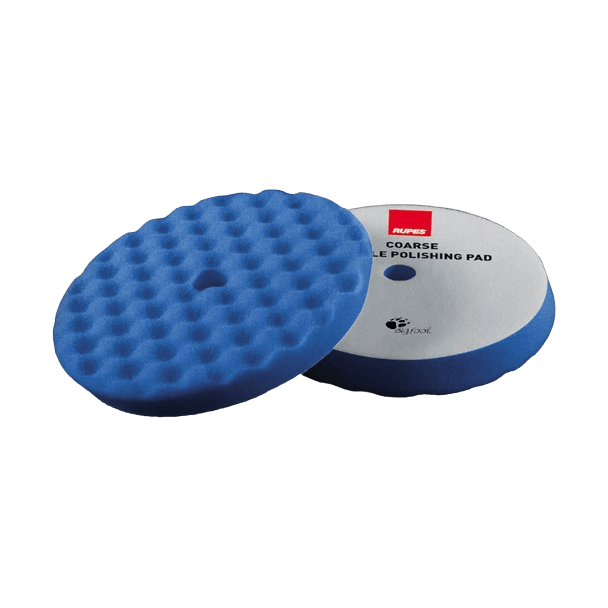 Rupes Rotary Coarse Waffle Foam Pad (Blue) - Custom Dealer Solutions - 9.WF150H