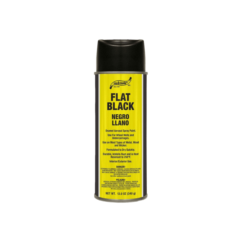 SM Arnold Flat Black Enamel Spray Paint - Custom Dealer Solutions - 66 - 104