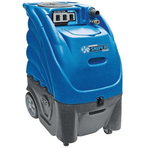 Sniper 12 - Gallon Dual Corded Extractor - 100 PSI, Dual 2 - Stage w/ 2000 Watt In - Line Heat - Custom Dealer Solutions - 80 - 2100 - H