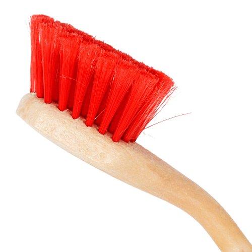 Soft Red Chemical Resistant Brush - Custom Dealer Solutions - SCRB - RD - 08