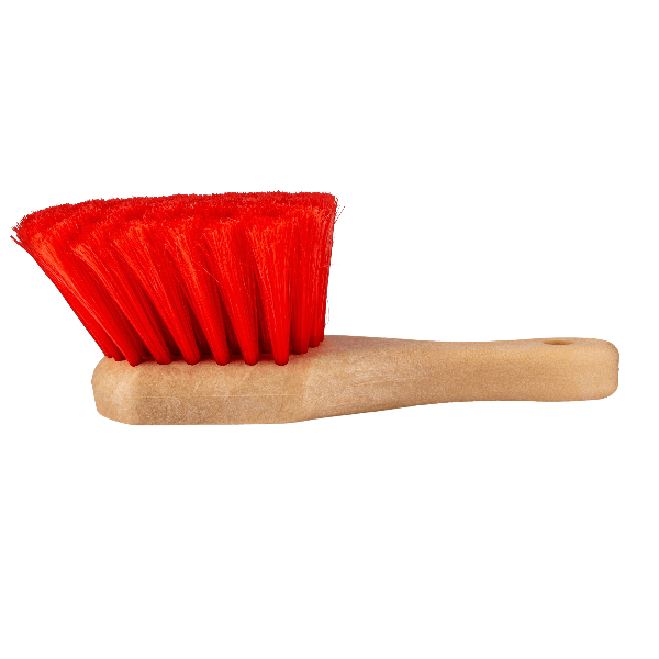 Soft Red Chemical Resistant Brush - Custom Dealer Solutions - SCRB - RD - 08