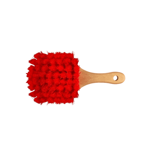 Soft Red Chemical Resistant Brush - Custom Dealer Solutions - SCRB - RD - 08
