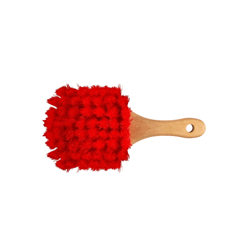 Soft Red Chemical Resistant Brush - Custom Dealer Solutions - SCRB - RD - 08