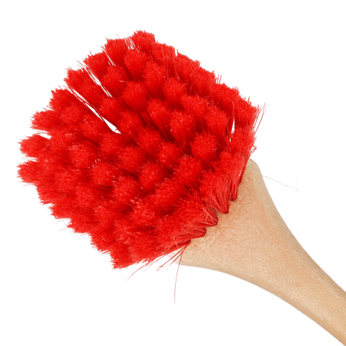 Soft Red Chemical Resistant Brush - Custom Dealer Solutions - SCRB - RD - 18