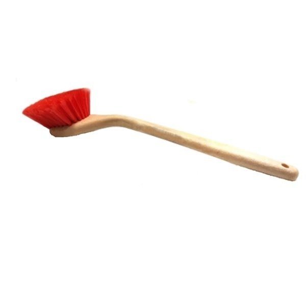 Soft Red Chemical Resistant Brush - Custom Dealer Solutions - SCRB - RD - 18