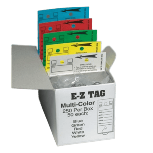 Square Corner Self - Laminating Key Tags - Custom Dealer Solutions - EZ403 - MIXED