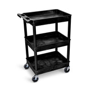 Tub Cart - 3 Shelves (Black) - Custom Dealer Solutions - STC111 - B