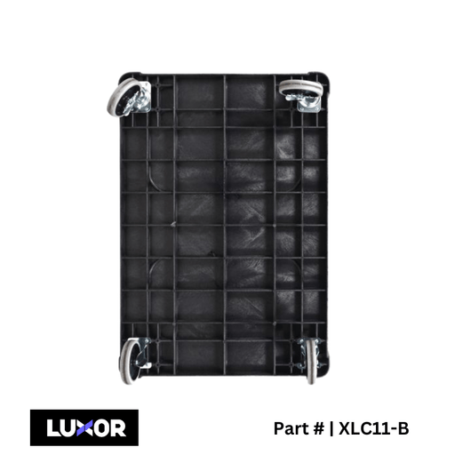 Two - Shelf Heavy - Duty Utility Cart - Black - Custom Dealer Solutions - XLC11 - B