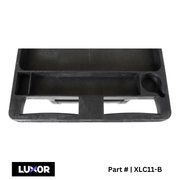 Two - Shelf Heavy - Duty Utility Cart - Black - Custom Dealer Solutions - XLC11 - B